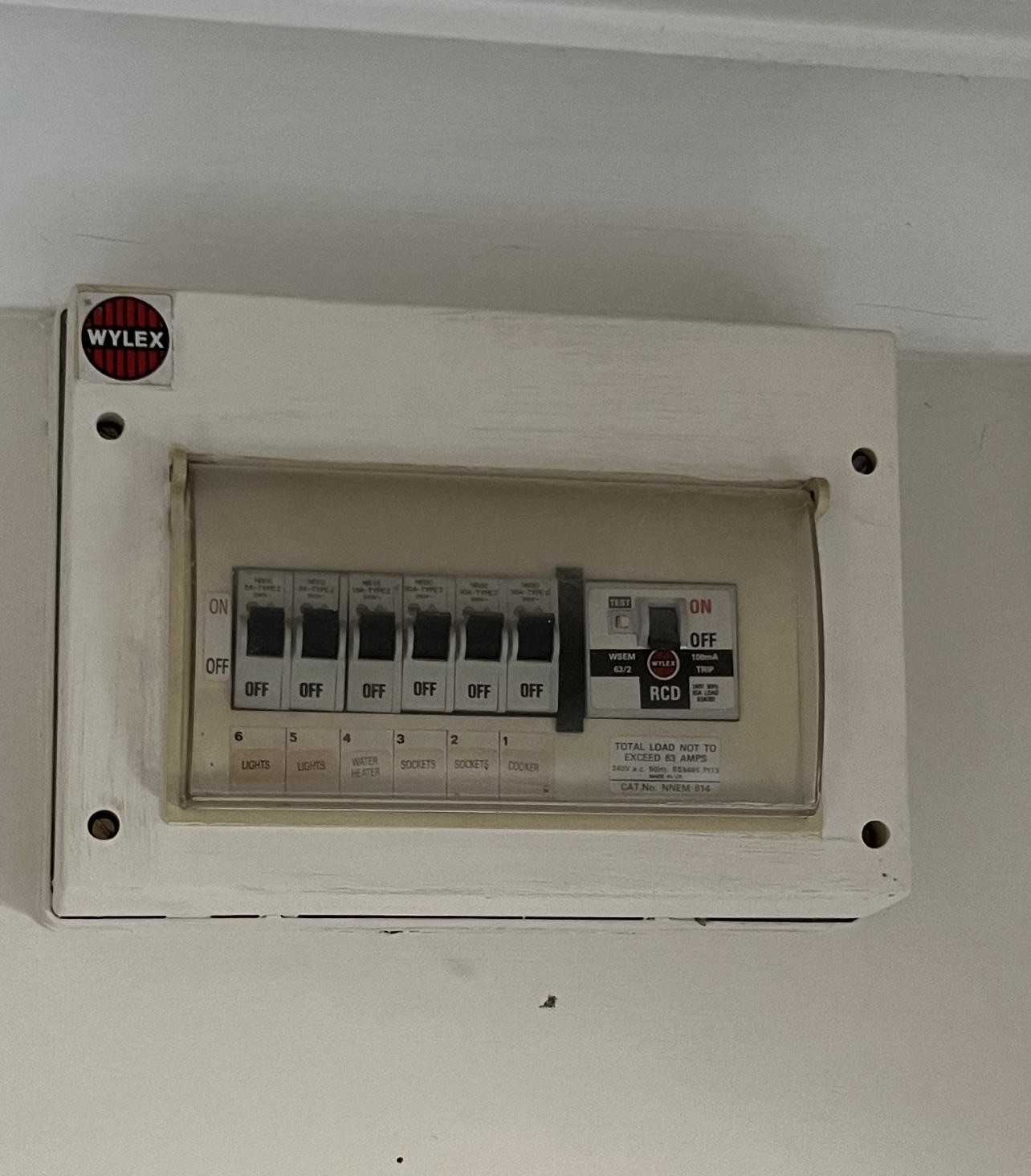 An old fuseboard